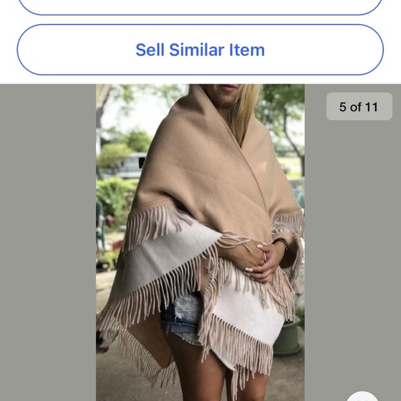 Club Monaco Wool Cape - Picture 7 of 11